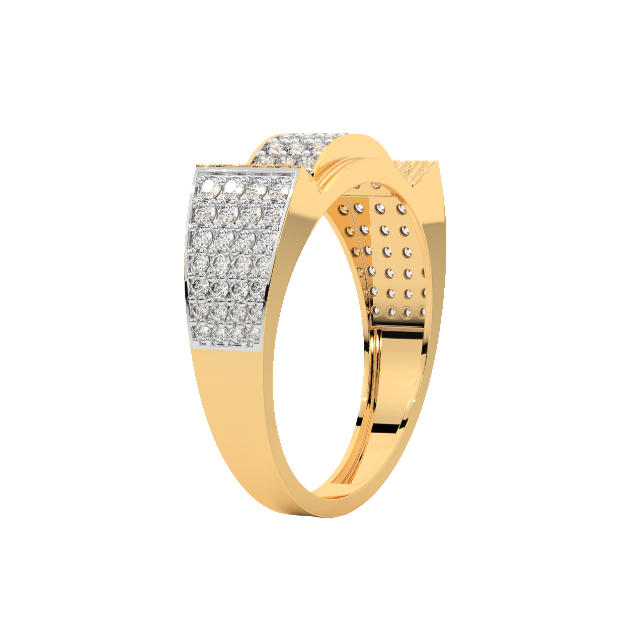 Carl Round Diamond Ring For Men